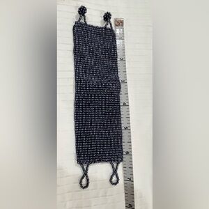 Beaded cuff-style bracelet